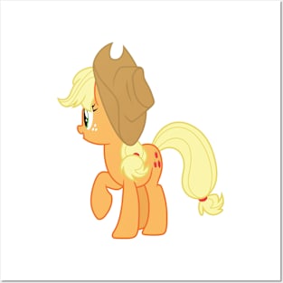 Applejack back Posters and Art